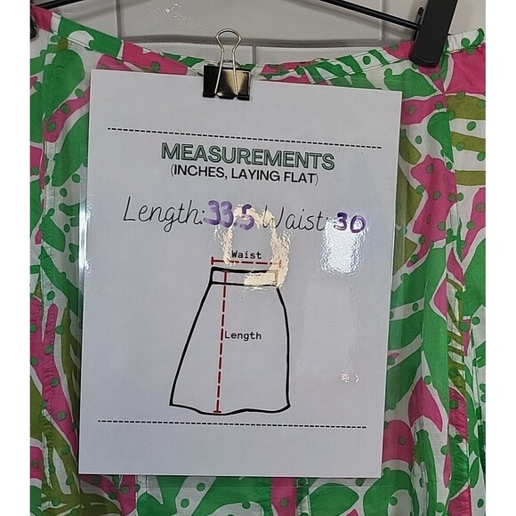 Ruby Rd Womens Sz 10 Flared Midi Skirt Cotton Lined Tropical Festive Vacation - Picture 4 of 7